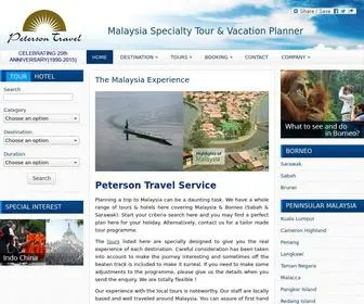 Peterson-Travel.com(Malaysia Tailor Made Holidays) Screenshot