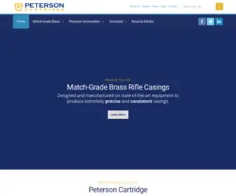 Petersoncartridge.com(Peterson Cartridge) Screenshot
