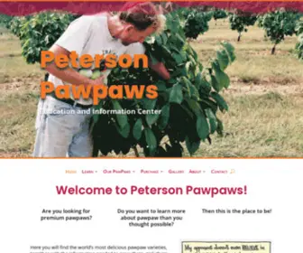 Petersonpawpaws.com(Peterson Paw Paws) Screenshot