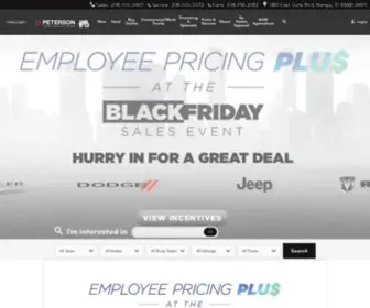 Petersonramjeep.com(Peterson Dodge Chrysler Jeep Ram) Screenshot