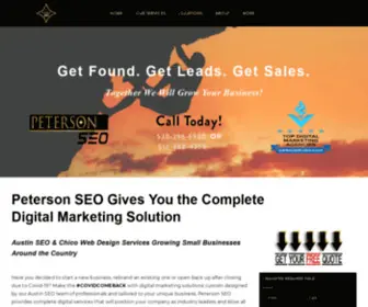 Petersonseoconsulting.com(Peterson SEO) Screenshot