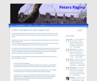 Peterspagina.nl(Peters Pagina) Screenshot