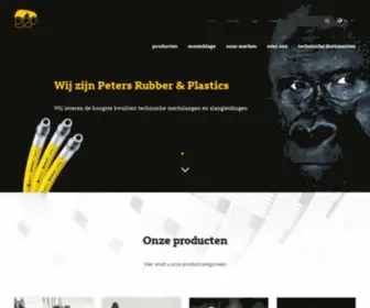 Petersrubber.nl(Peters Rubber & Plastics) Screenshot