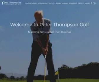 Peterthompsongolf.com(Peter Thompson Golf) Screenshot