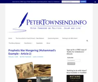 Petertownsend.info(Peter Townsend on Politics) Screenshot