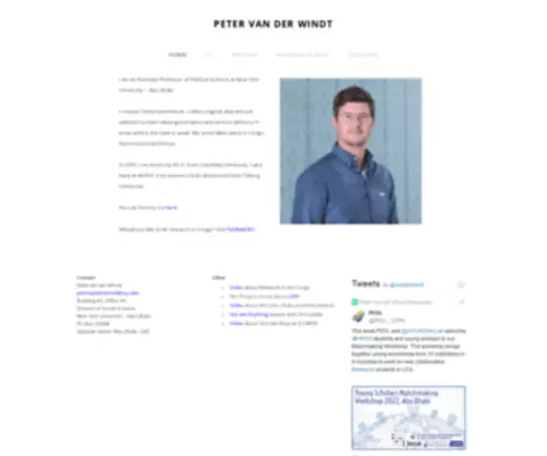 Petervanderwindt.com(PETER VAN DER WINDT) Screenshot