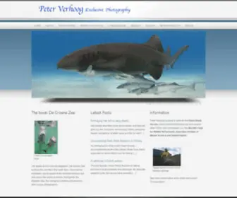 Peterverhoog.com(Peter Verhoog Underwater Photography) Screenshot