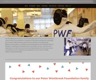 Peterwestbrook.org(The Peter Westbrook Foundation) Screenshot