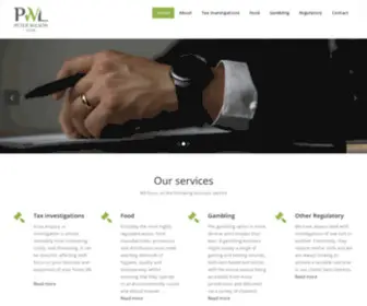 Peterwilsonlegal.com(Diverse and varied regulatory legal practice) Screenshot