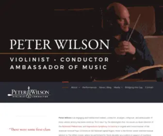 Peterwilsonmusician.com(Peter Wilson) Screenshot