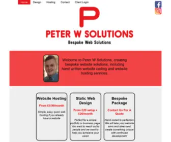 Peterwsolutions.co.uk(Peter W Solutions) Screenshot