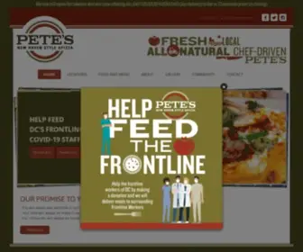 Petesapizza.com(Pete's New Haven Style Apizza) Screenshot