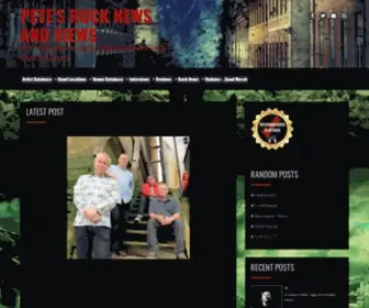 Petesrocknewsandviews.com(PETE'S ROCK NEWS AND VIEWS.COM) Screenshot