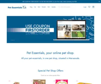 Petessentialsmalta.com(Pet essentials pet shop malta) Screenshot