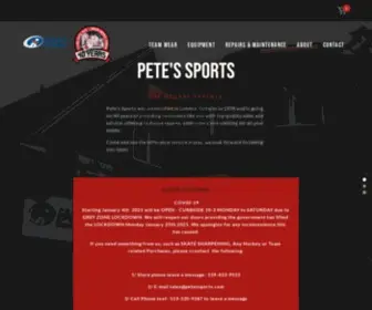 Petessports.com(Pete's Sports) Screenshot