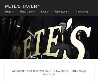 Petestavern.com(Pete's Tavern....the Tavern O) Screenshot