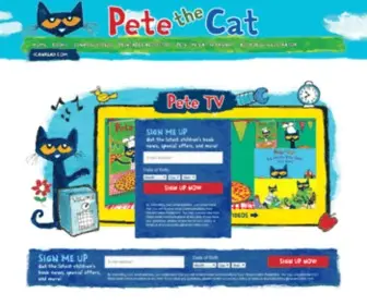 Petethecatbooks.com(Pete the Cat Books) Screenshot