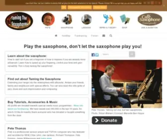 Petethomas.co.uk(Taming The Saxophone) Screenshot