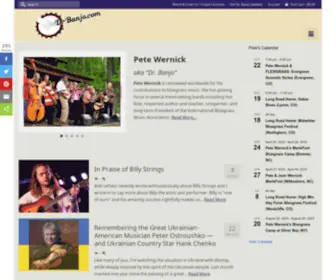 Petewernick.com(Banjo) Screenshot