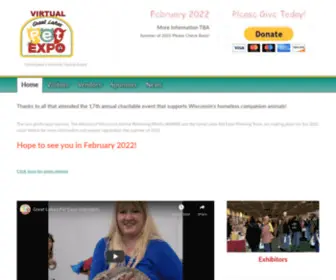 Petexpomilwaukee.com(Great Lakes Pet Expo) Screenshot