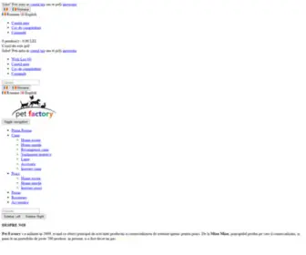 Petfactory.ro(PET FACTORY) Screenshot