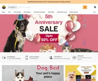 Petfeast.in(Pet Supplies Online India) Screenshot