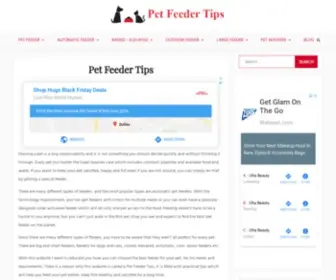 Petfeedertips.com(Pet Feeder Tips) Screenshot