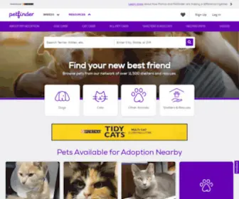 Petfinder.com(The place for pet adoption. Petfinder) Screenshot