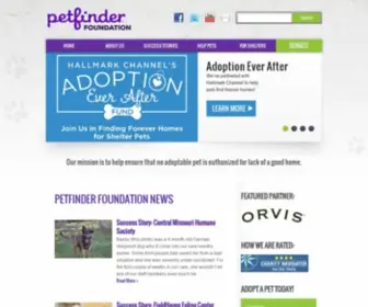 Petfinderfoundation.com(Petfinder Foundation) Screenshot