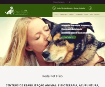 Petfisio.com.br(Rede Pet Fisio) Screenshot