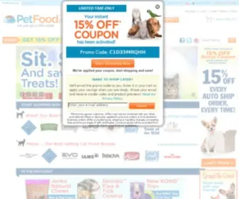 Petfood.com(Pet Food) Screenshot