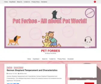Petforbes.com(Pet Forbes) Screenshot