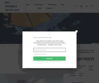 Petfriendlyhotellist.com(Pet Friendly Hotel List) Screenshot