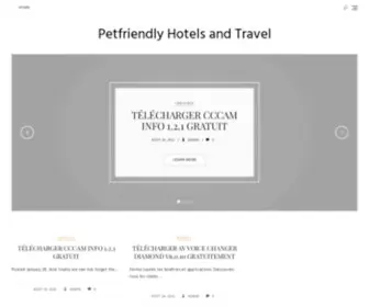 Petfriendlyhotelsandtravel.com(Petfriendly Hotels and Travel) Screenshot