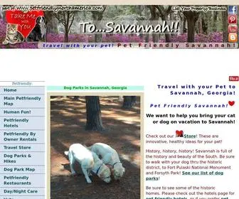 Petfriendlysavannah.com(Pet Friendly Savannah) Screenshot