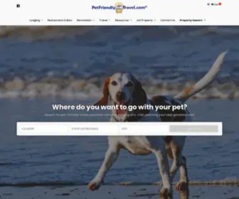 Petfriendlytravel.com(Pet Friendly Travel) Screenshot
