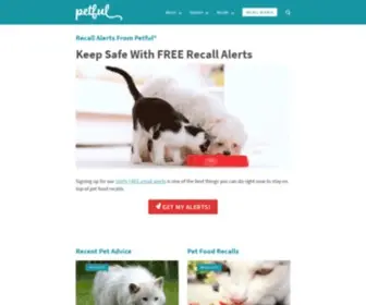 Petful.com(Helping Pets Live Happier Lives) Screenshot