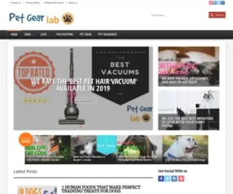 Petgearlab.com(Pet Gear Lab) Screenshot