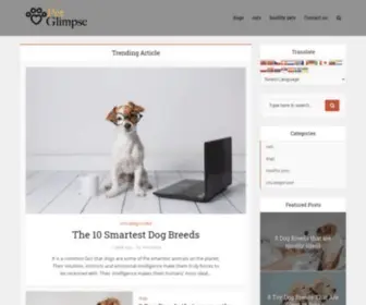 Petglimpse.com(Petglimpse) Screenshot