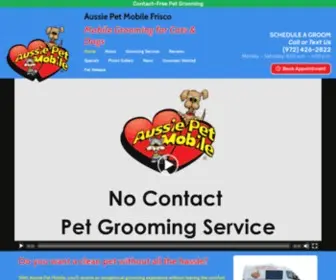 Petgroomerfrisco.com(Aussie Pet Mobile Frisco) Screenshot