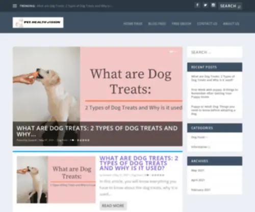 Pethealthvision.com(Pet Health Vision) Screenshot