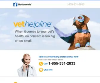Pethelpchat.com(VetHelpline) Screenshot