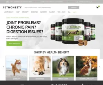 Pethonesty.com(PetHonesty Healthy Natural Dog Chews) Screenshot