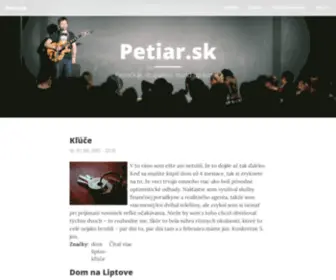 Petiar.sk(Domov) Screenshot