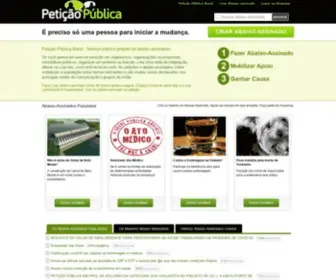Peticaopublica.com.br(Petição) Screenshot
