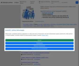 Peticije24.com(Online Peticije) Screenshot