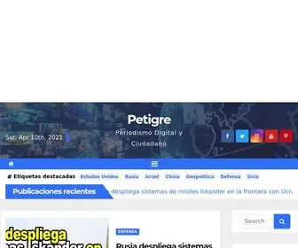 Petigre.com(Periodismo Digital y Ciudadano) Screenshot