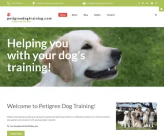 Petigreedogtraining.com(Petigreedogtraining) Screenshot