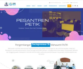 Petik.or.id(Pesantren PeTIK) Screenshot