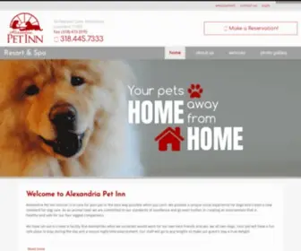 Petinnresort.com(Alexandria Pet Inn) Screenshot